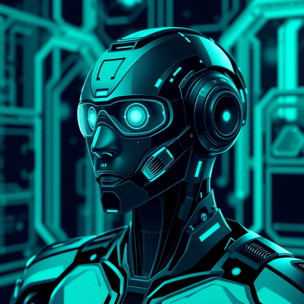 Abstract visualization of Artificial Intelligence and Machine Learning in Dublin